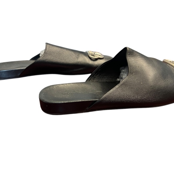 Balenciaga Leather Mules Black Square-Toes used condition IT mens 42 - Picture 7 of 8